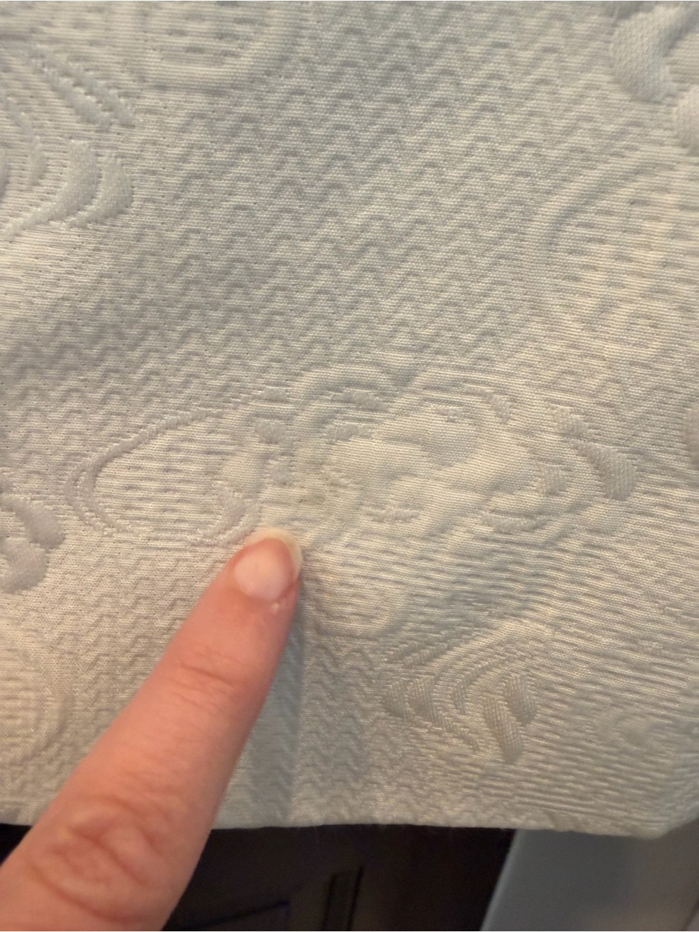 George Simonton CollectionCream Embossed Coat - Picture 11 of 16